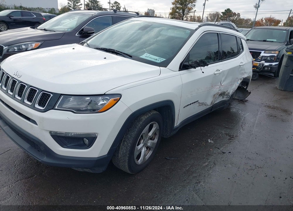 2018 JEEP COMPASS LATITUDE FWD VIN: 3C4NJCBB3JT165404