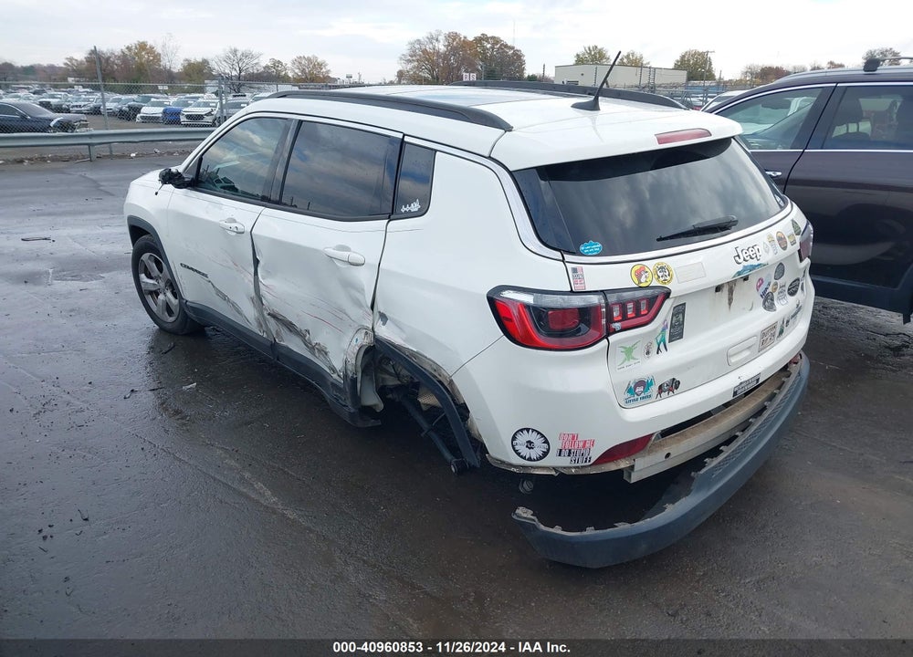 2018 JEEP COMPASS LATITUDE FWD VIN: 3C4NJCBB3JT165404