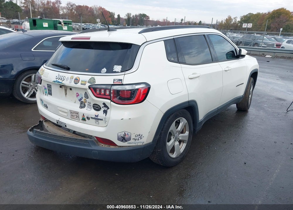 2018 JEEP COMPASS LATITUDE FWD VIN: 3C4NJCBB3JT165404