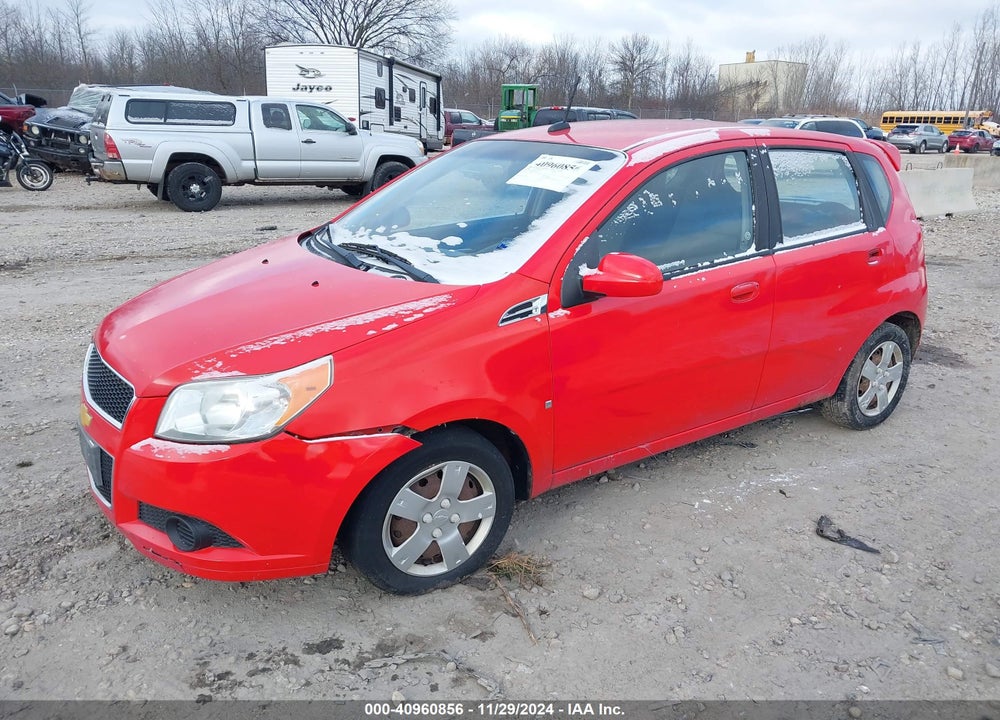 2009 CHEVROLET AVEO LT VIN: KL1TD66E39B648111