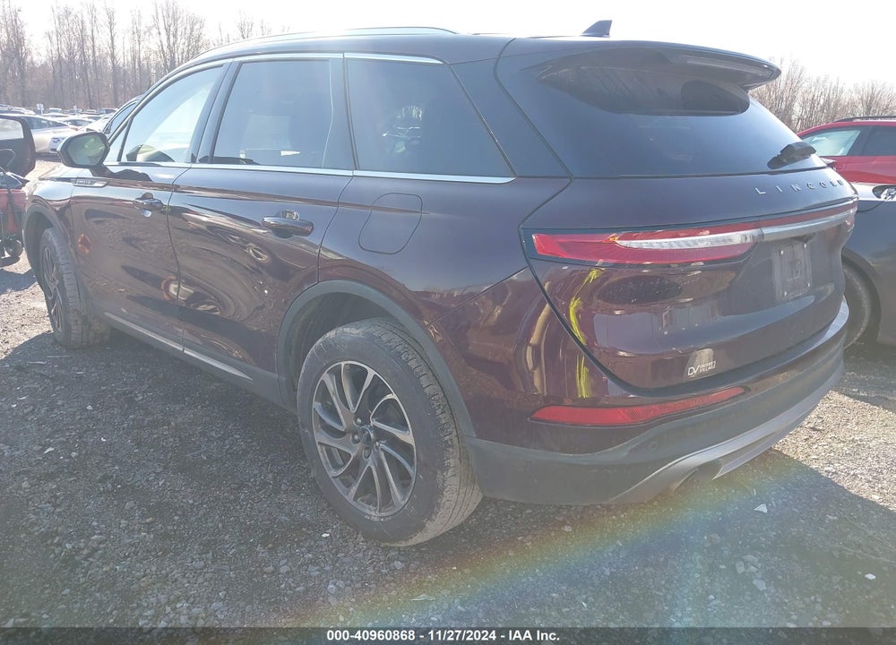2021 LINCOLN CORSAIR STANDARD VIN: 5LMCJ1D96MUL12369