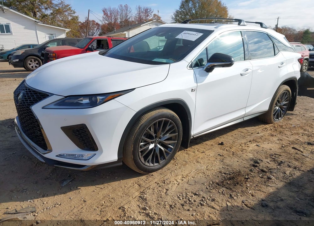 2022 LEXUS RX 350 F SPORT HANDLING VIN: 2T2YZMDA7NC342654