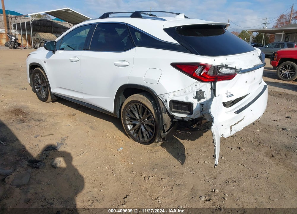 2022 LEXUS RX 350 F SPORT HANDLING VIN: 2T2YZMDA7NC342654