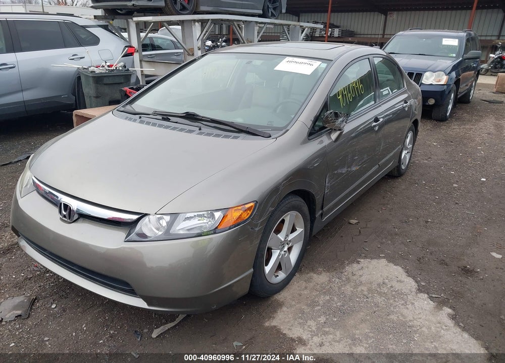 2008 HONDA CIVIC EX-L VIN: 2HGFA16958H344337
