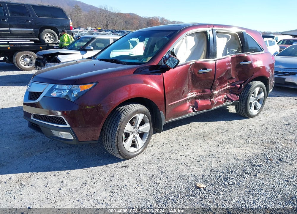 2013 ACURA MDX TECHNOLOGY PACKAGE VIN: 2HNYD2H37DH505577