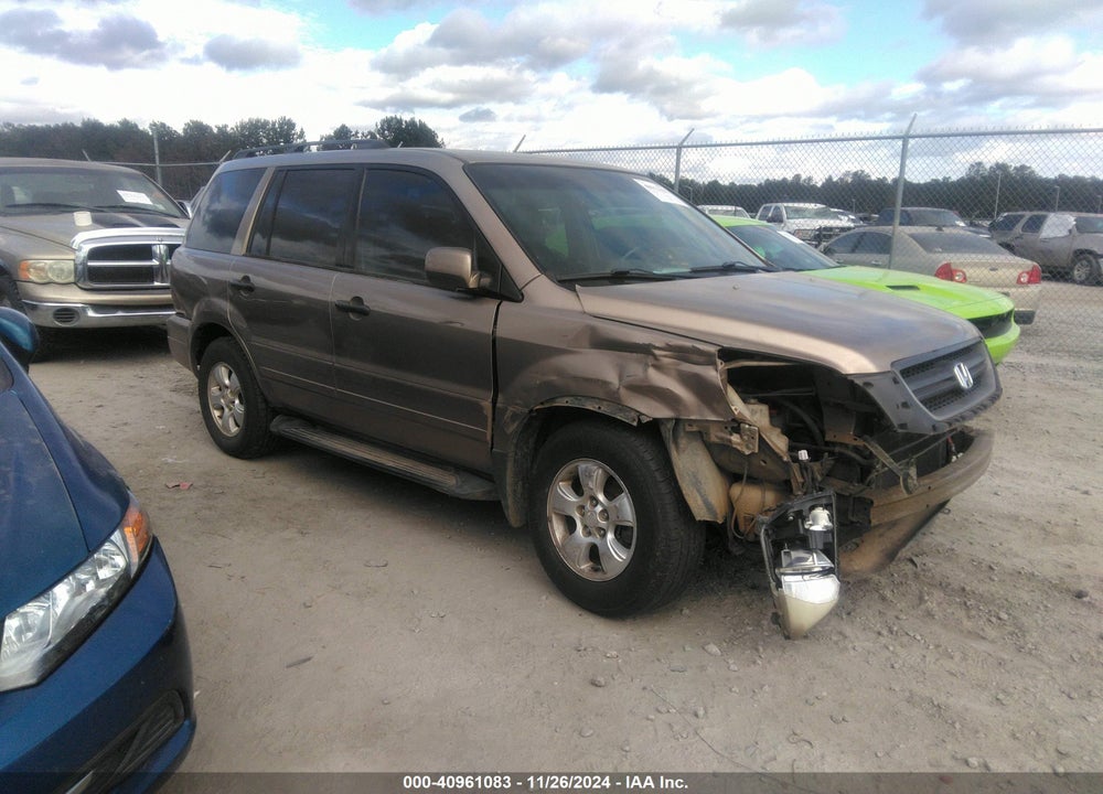 2003 HONDA PILOT EX-L VIN: 2HKYF187X3H607197