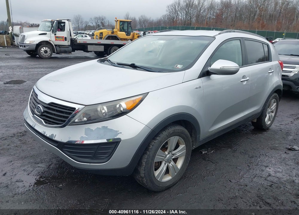 2011 KIA SPORTAGE LX VIN: KNDPBCA23B7074940