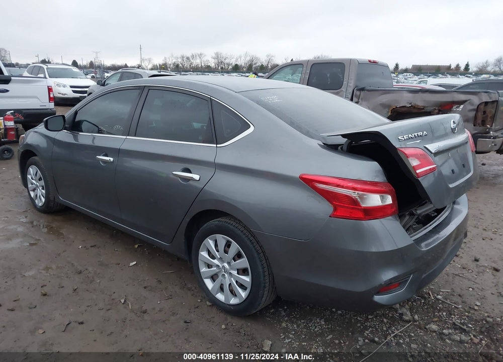 2017 NISSAN SENTRA S VIN: 3N1AB7APXHY254550
