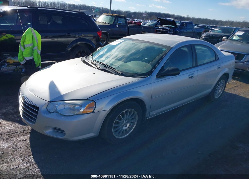 2004 CHRYSLER SEBRING LX VIN: 1C3EL46X74N204431