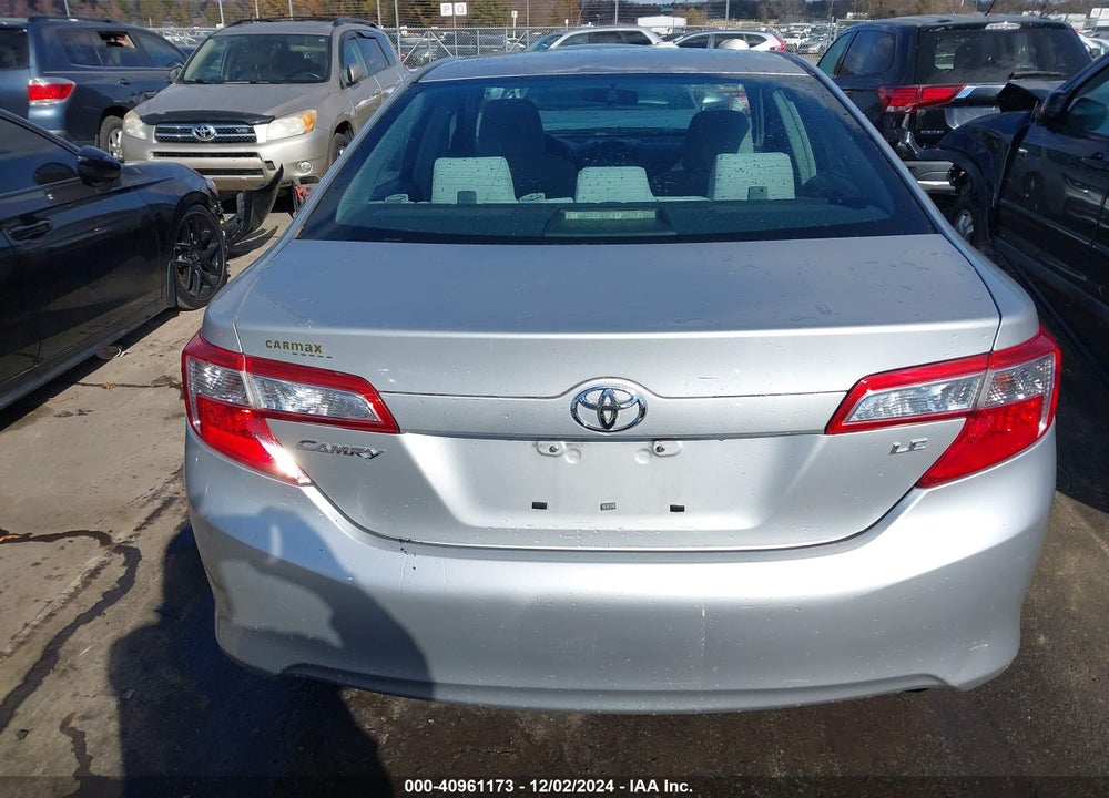2012 TOYOTA CAMRY LE VIN: 4T1BF1FK4CU062161