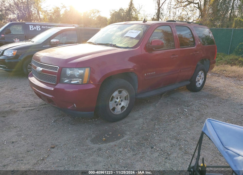2007 CHEVROLET TAHOE LT VIN: 1GNFK13077J121884
