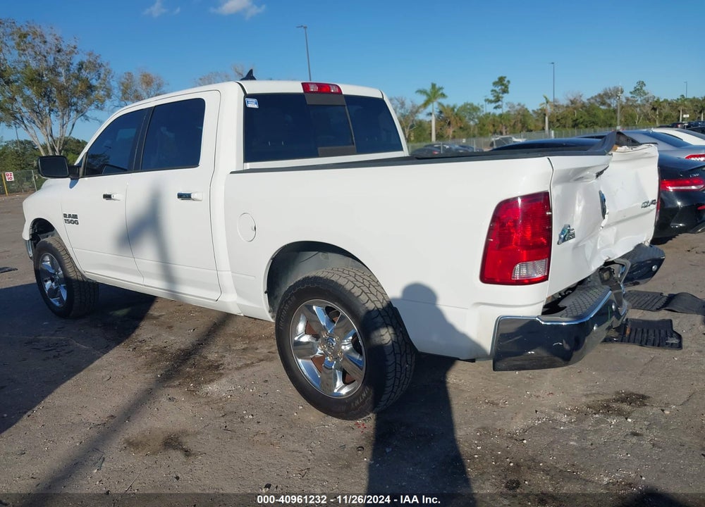 2017 RAM 1500 BIG HORN 4X4 5'7 BOX VIN: 1C6RR7LG5HS718133