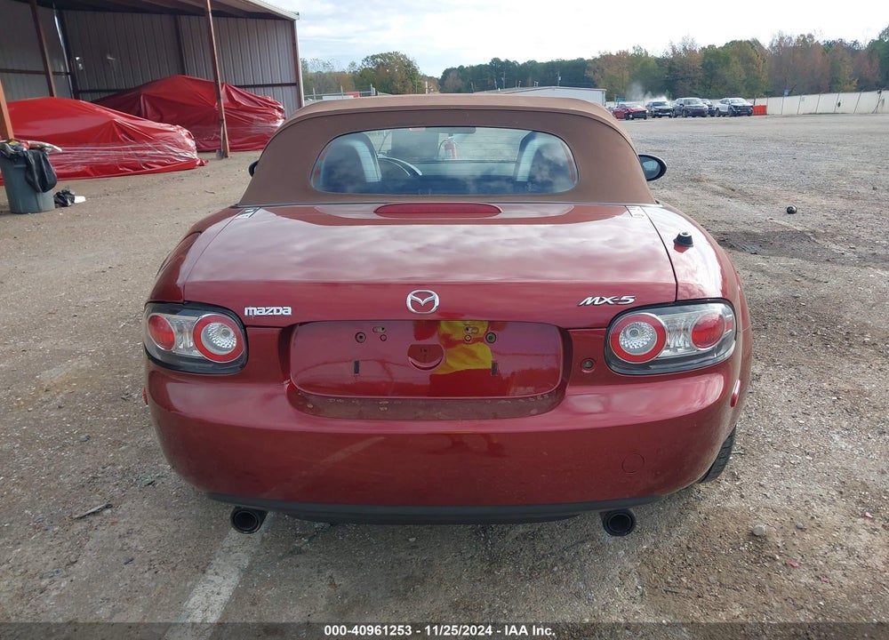 2006 MAZDA MX-5 GRAND TOURING VIN: JM1NC25F760119890