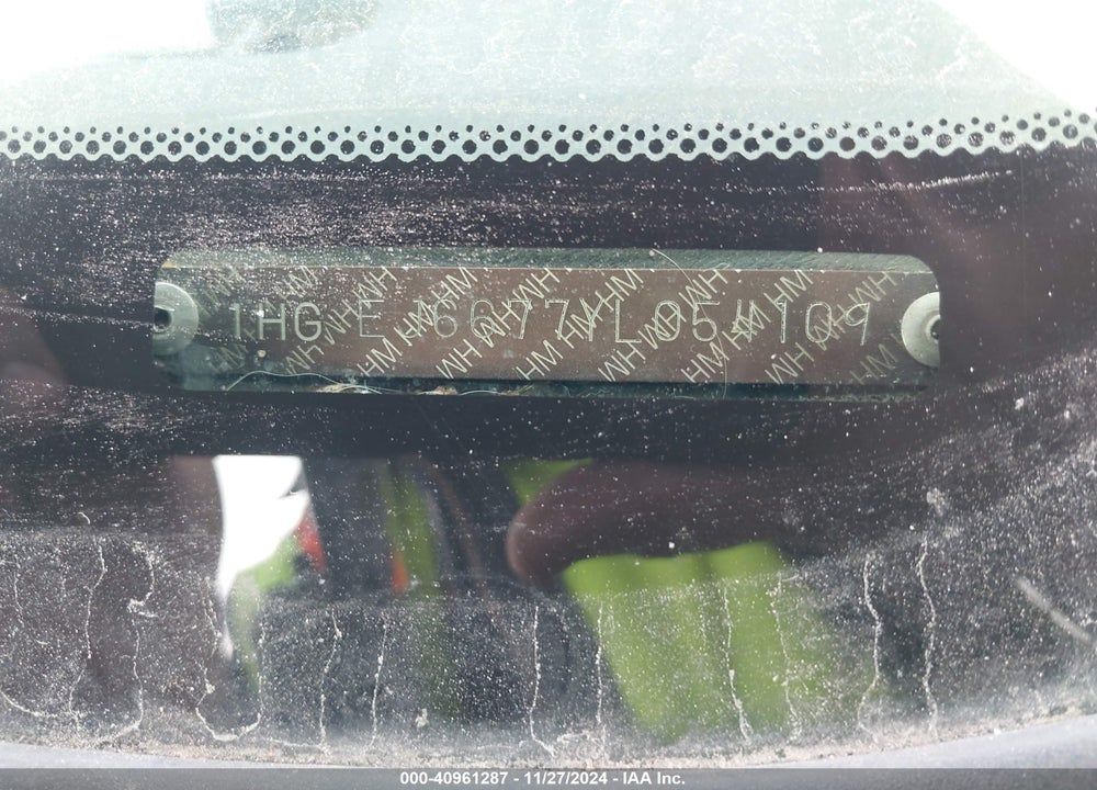 2000 HONDA CIVIC LX VIN: 1HGEJ6677YL054109