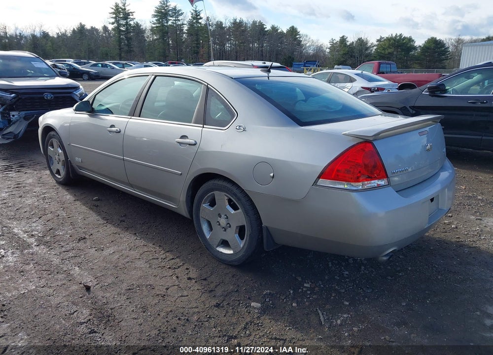 2008 CHEVROLET IMPALA  SS VIN: 2G1WD58C089261276