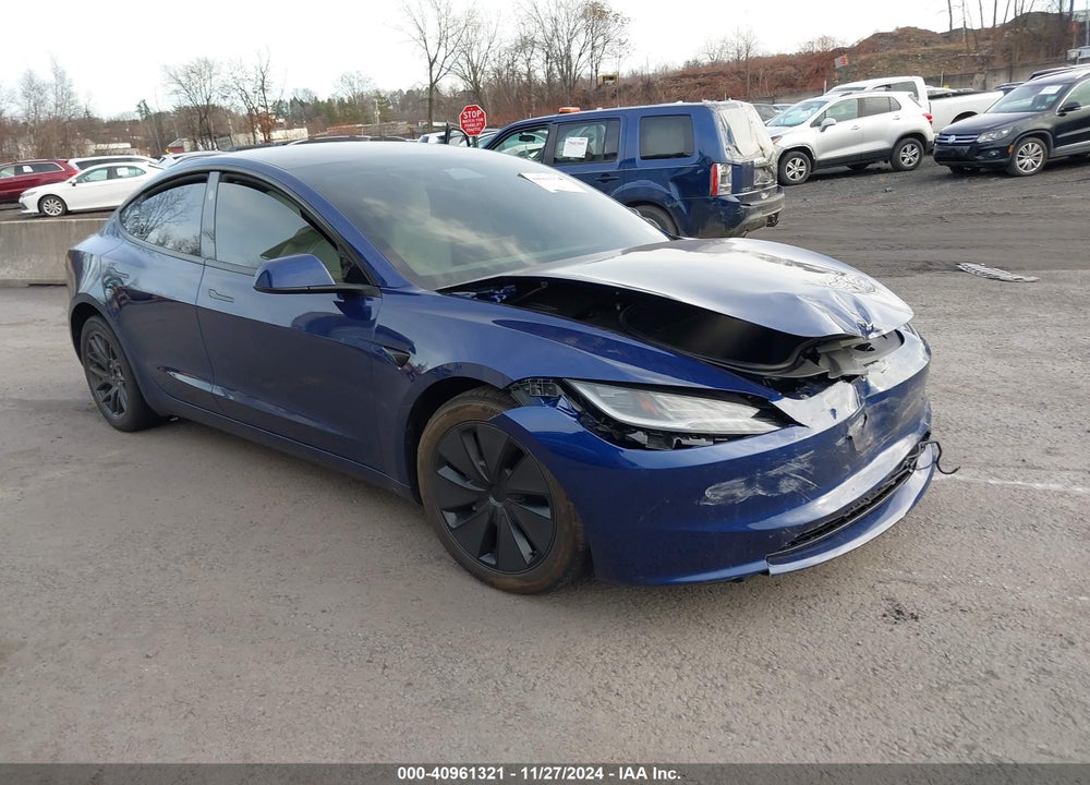 2024 TESLA MODEL 3 LONG RANGE DUAL MOTOR ALL-WHEEL DRIVE VIN: 5YJ3E1EBXRF807848