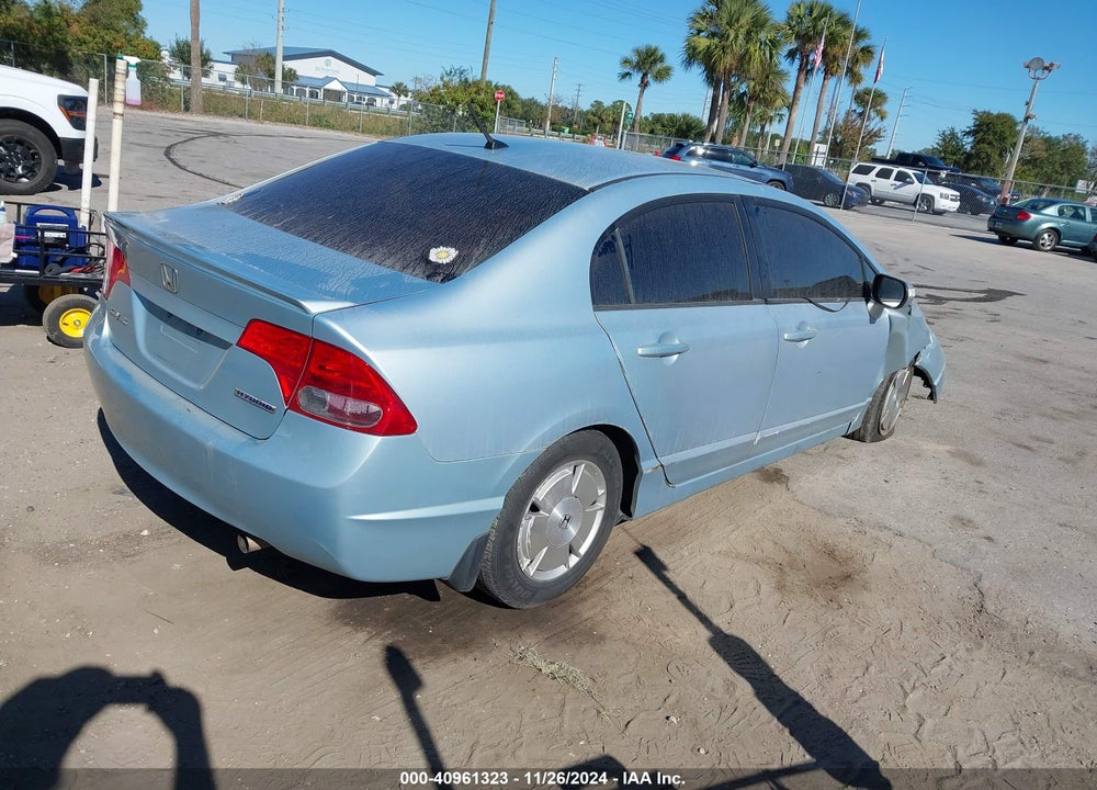 2008 HONDA CIVIC VIN: JHMFA36248S007081