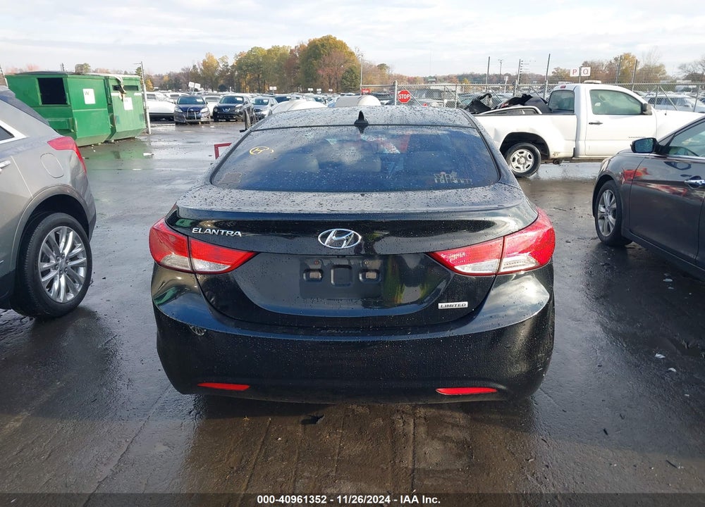2012 HYUNDAI ELANTRA LIMITED (ULSAN PLANT) VIN: KMHDH4AE1CU228710