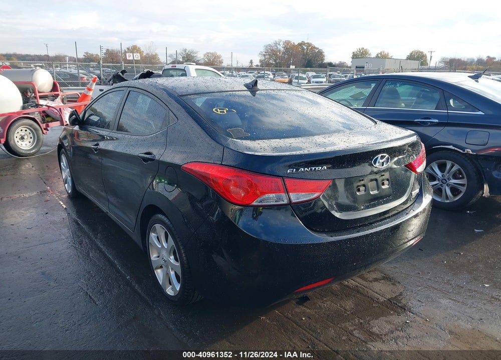 2012 HYUNDAI ELANTRA LIMITED (ULSAN PLANT) VIN: KMHDH4AE1CU228710