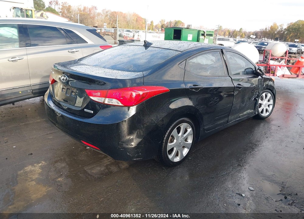 2012 HYUNDAI ELANTRA LIMITED (ULSAN PLANT) VIN: KMHDH4AE1CU228710
