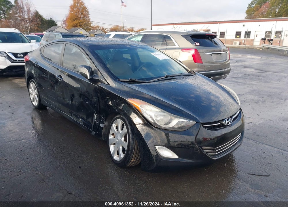 2012 HYUNDAI ELANTRA LIMITED (ULSAN PLANT) VIN: KMHDH4AE1CU228710