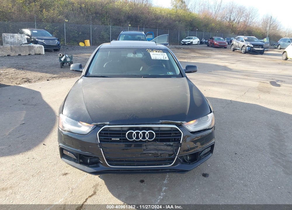 2014 AUDI A4 2.0T PREMIUM VIN: WAUBFAFL6EN032540