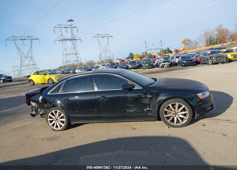 2014 AUDI A4 2.0T PREMIUM VIN: WAUBFAFL6EN032540