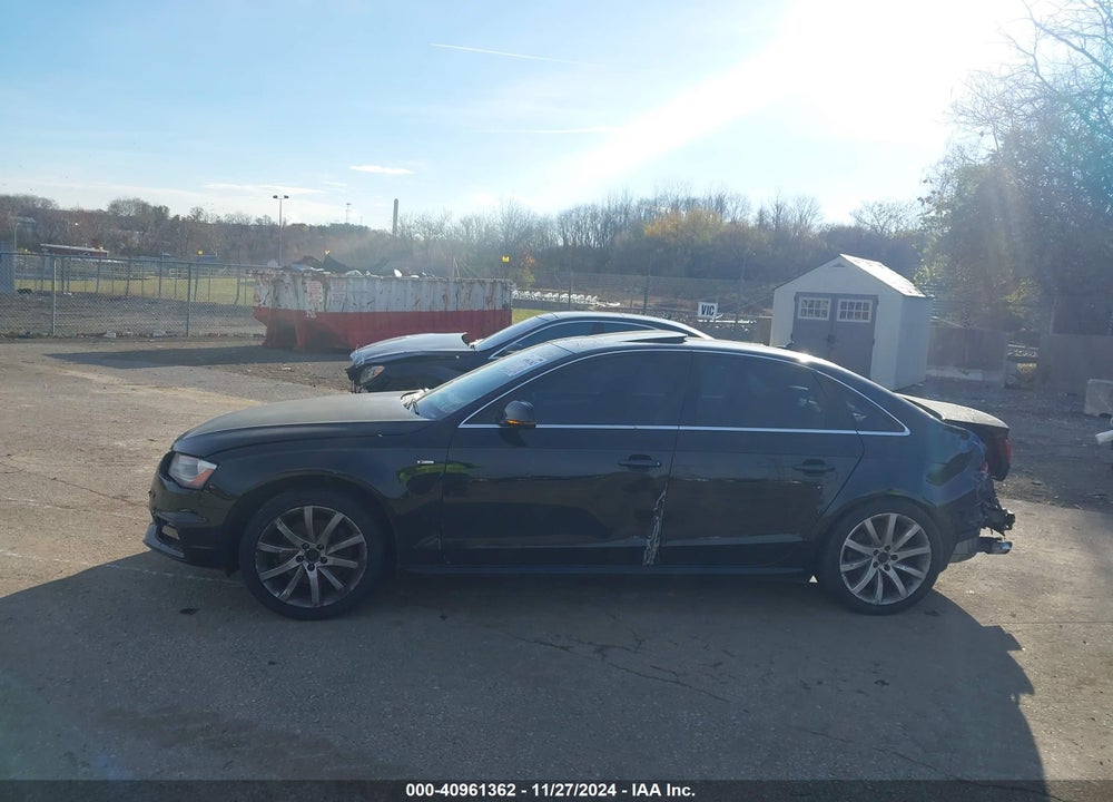 2014 AUDI A4 2.0T PREMIUM VIN: WAUBFAFL6EN032540