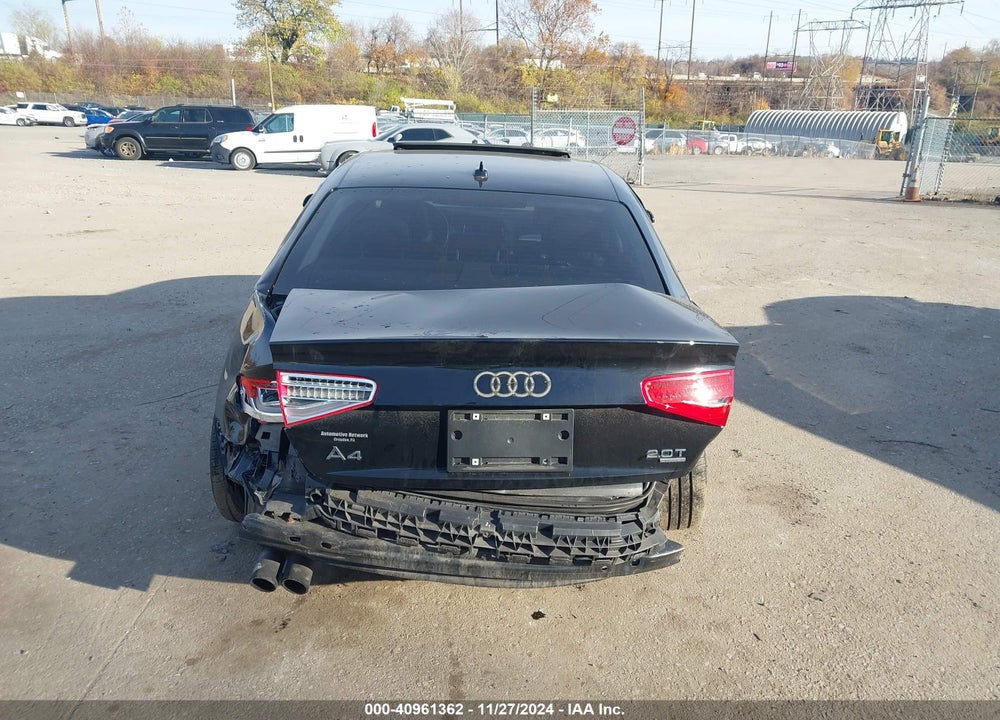 2014 AUDI A4 2.0T PREMIUM VIN: WAUBFAFL6EN032540