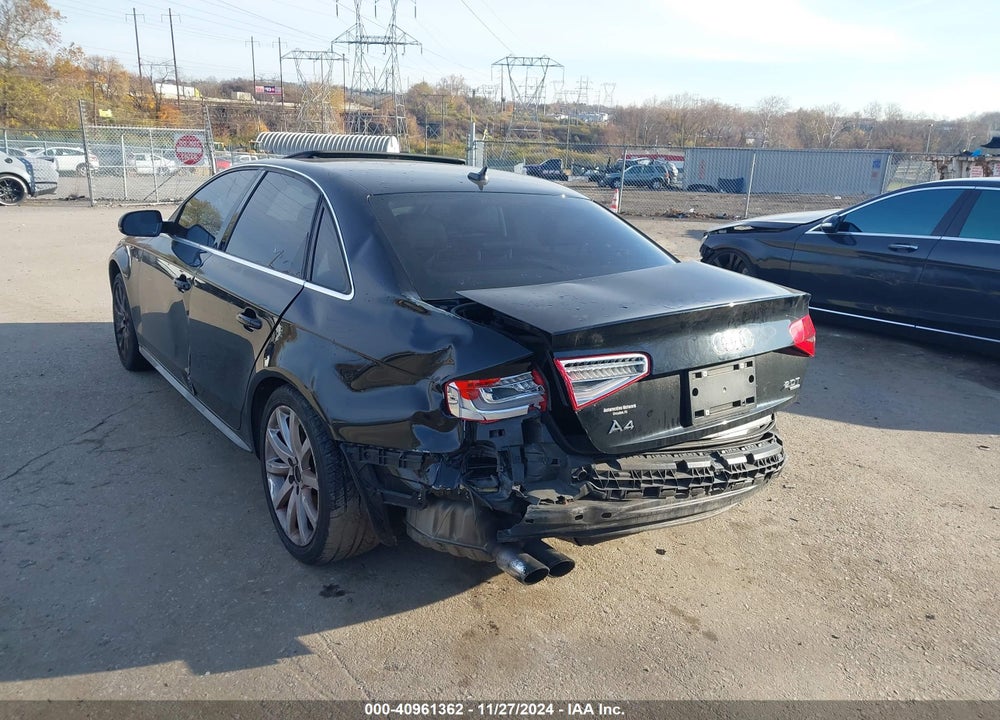 2014 AUDI A4 2.0T PREMIUM VIN: WAUBFAFL6EN032540