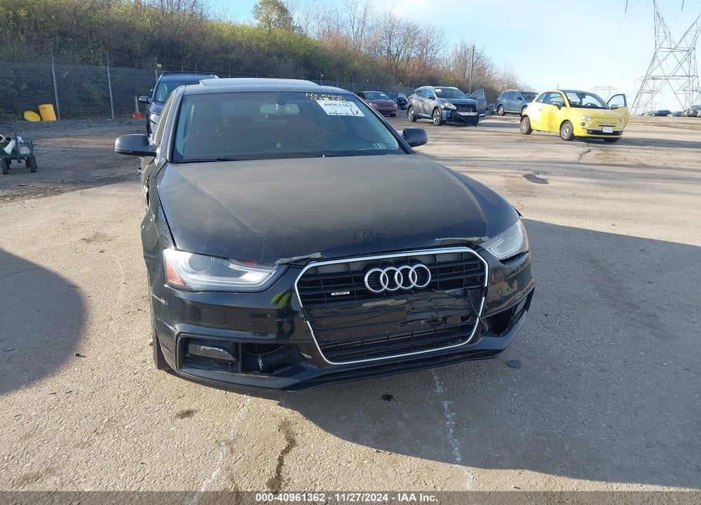 2014 AUDI A4 2.0T PREMIUM VIN: WAUBFAFL6EN032540