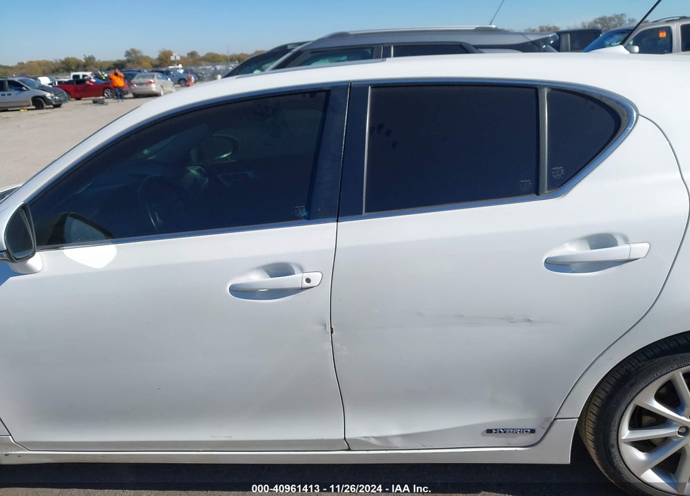 2012 LEXUS CT 200H PREMIUM VIN: JTHKD5BH0C2069744
