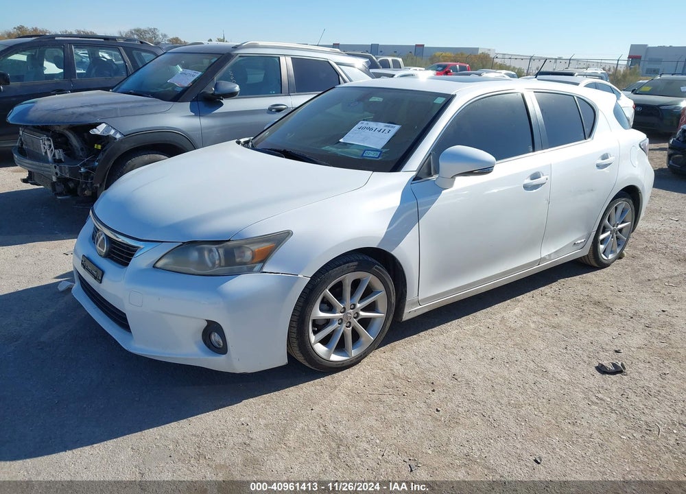 2012 LEXUS CT 200H PREMIUM VIN: JTHKD5BH0C2069744