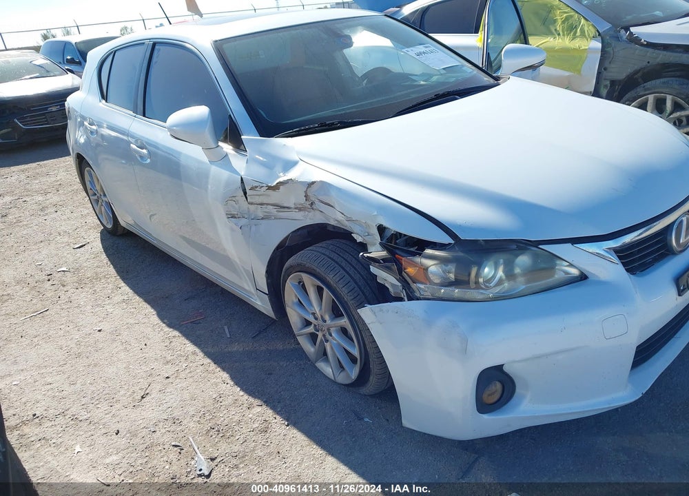 2012 LEXUS CT 200H PREMIUM VIN: JTHKD5BH0C2069744