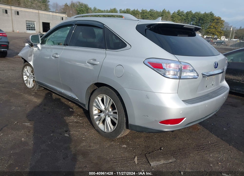 2011 LEXUS RX 450H VIN: JTJBC1BAXB2421708