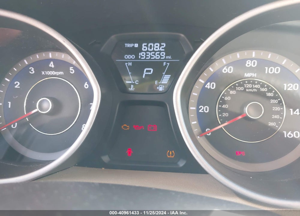 2012 HYUNDAI ELANTRA GLS (ULSAN PLANT) VIN: KMHDH4AE7CU470806