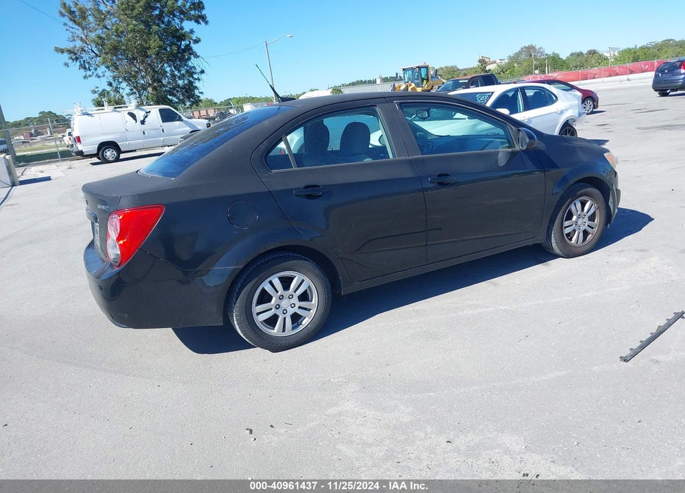 2012 CHEVROLET SONIC 1LS VIN: 1G1JB5SH1C4209316