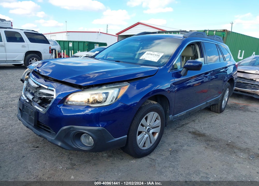 2017 SUBARU OUTBACK 2.5I PREMIUM VIN: 4S4BSACC7H3290208