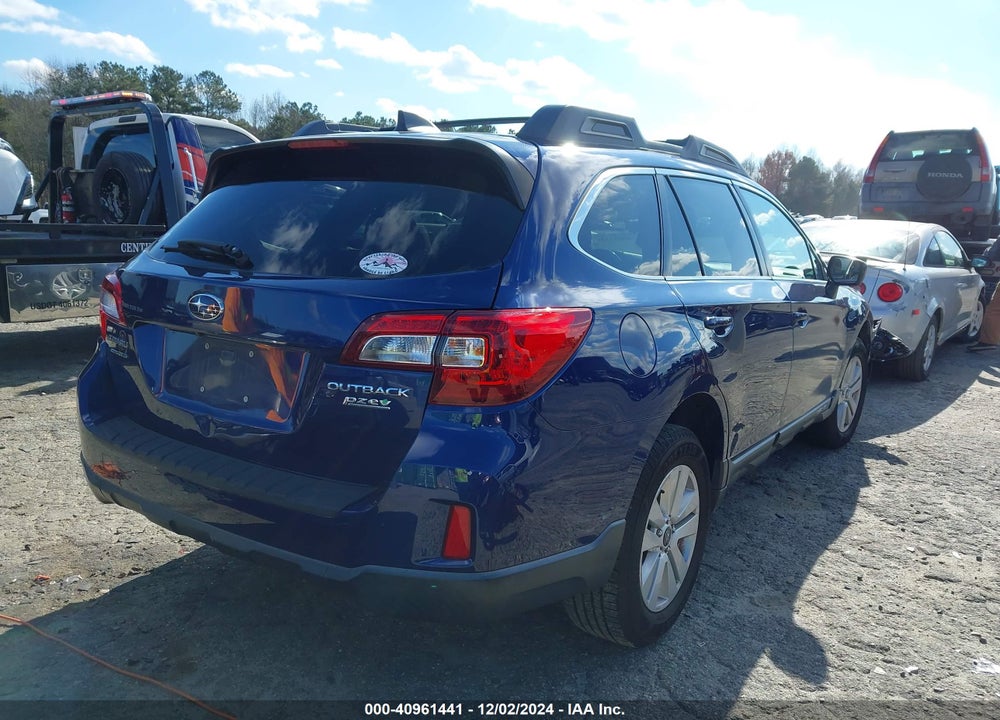 2017 SUBARU OUTBACK 2.5I PREMIUM VIN: 4S4BSACC7H3290208