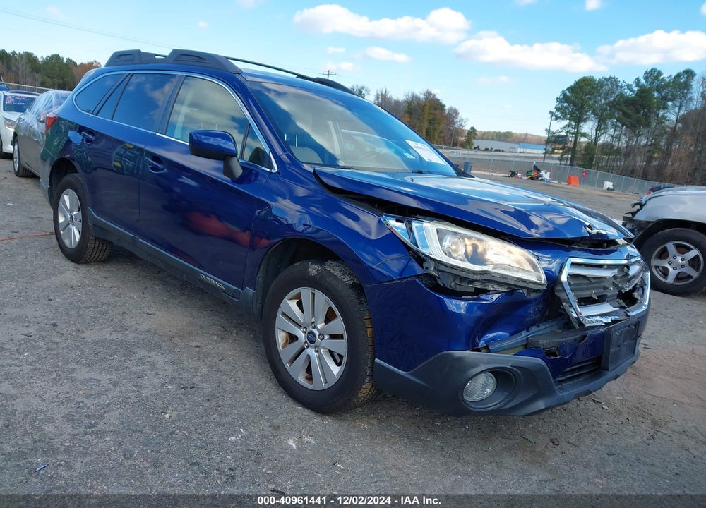 2017 SUBARU OUTBACK 2.5I PREMIUM VIN: 4S4BSACC7H3290208