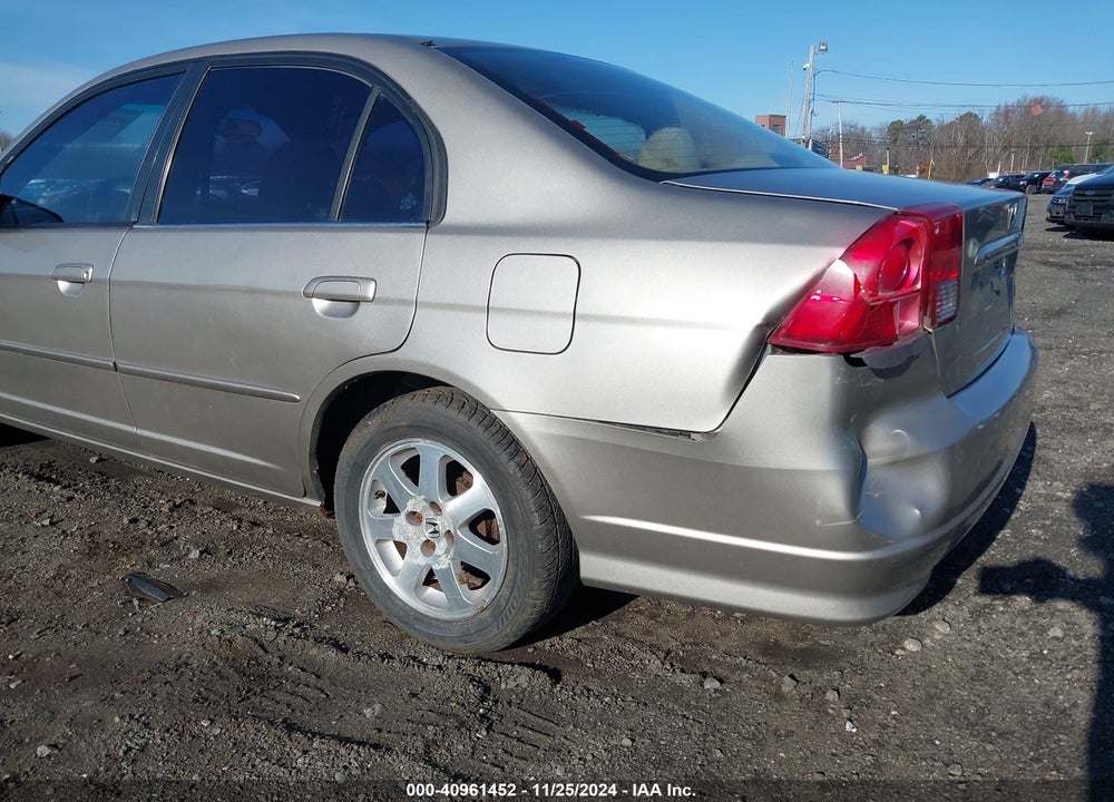 2005 HONDA CIVIC LX VIN: 2HGES16535H550967