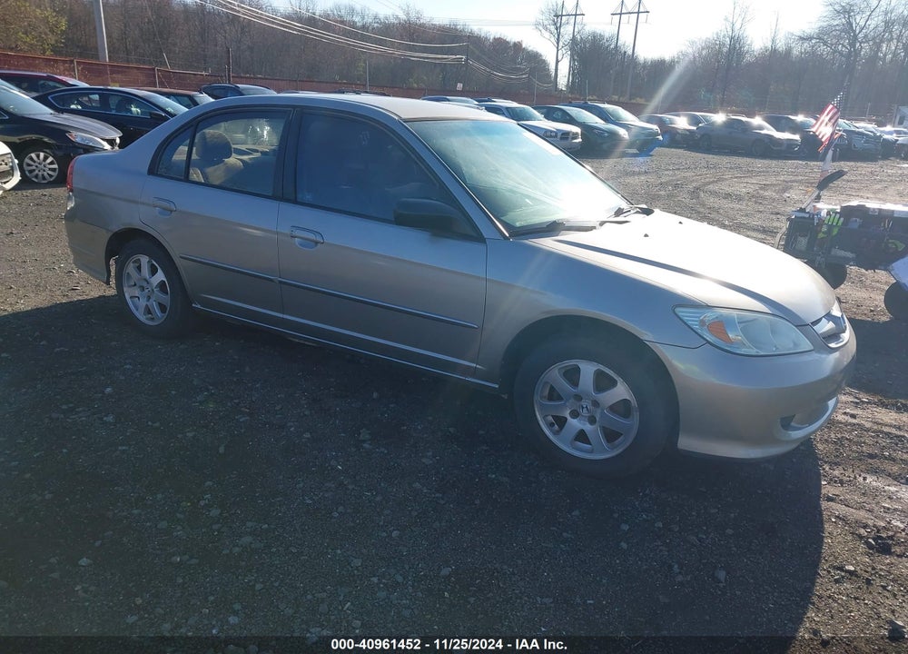 2005 HONDA CIVIC LX VIN: 2HGES16535H550967