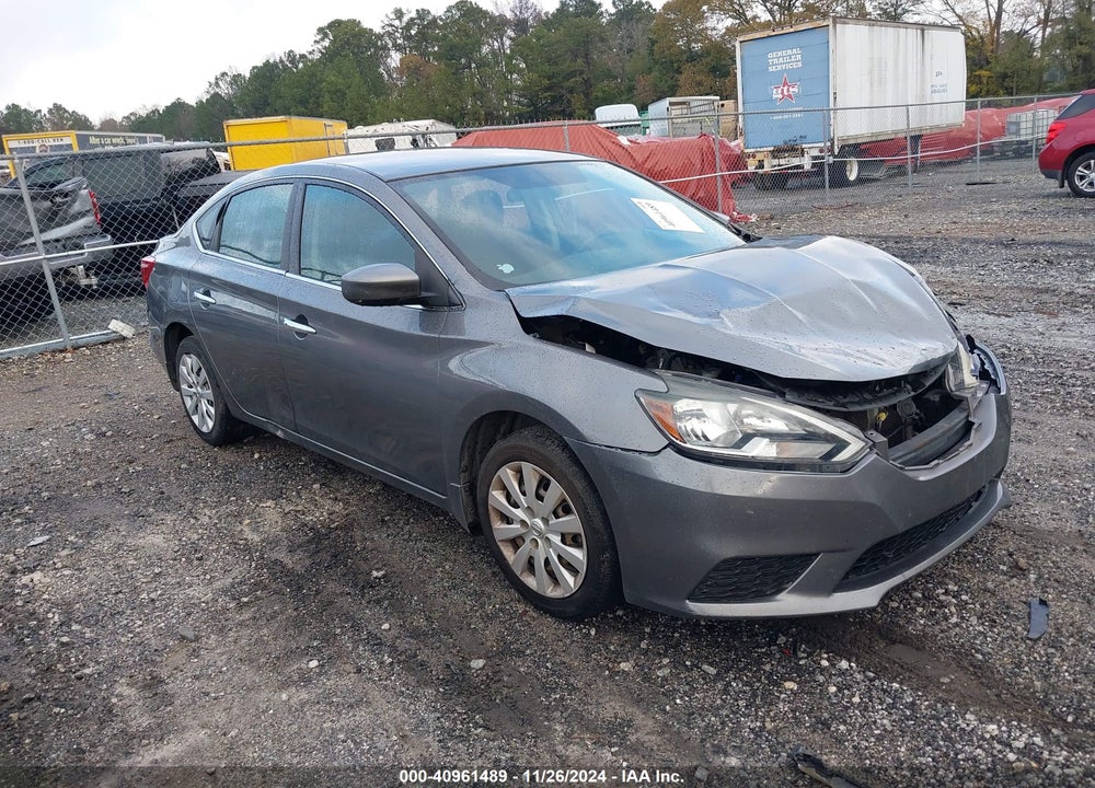 2017 NISSAN SENTRA SV VIN: 3N1AB7AP8HY224656