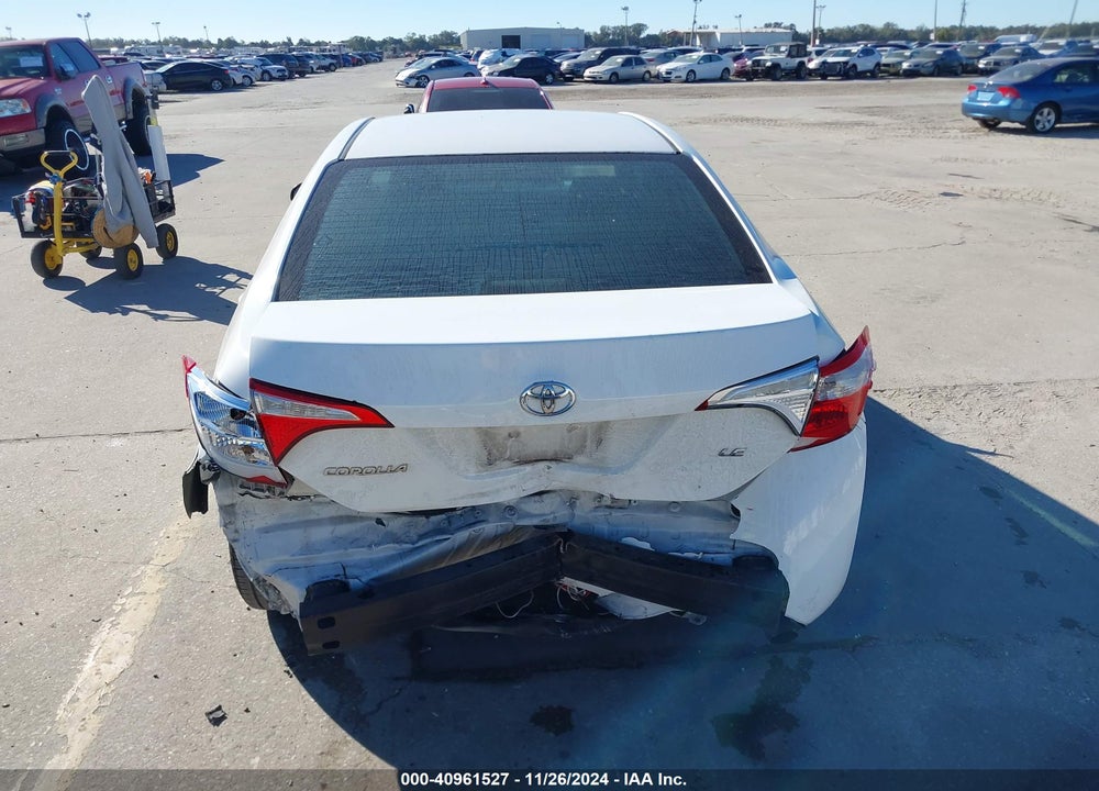 2016 TOYOTA COROLLA LE VIN: 2T1BURHE1GC572843