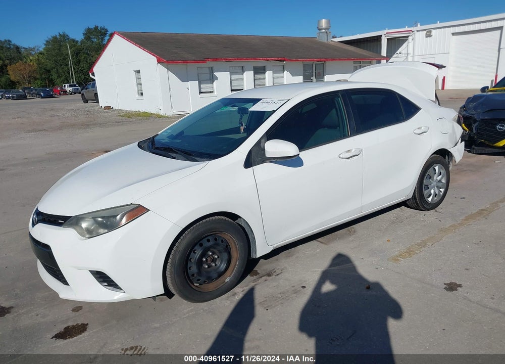 2016 TOYOTA COROLLA LE VIN: 2T1BURHE1GC572843