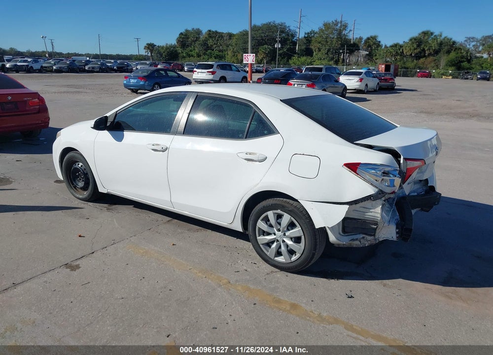 2016 TOYOTA COROLLA LE VIN: 2T1BURHE1GC572843