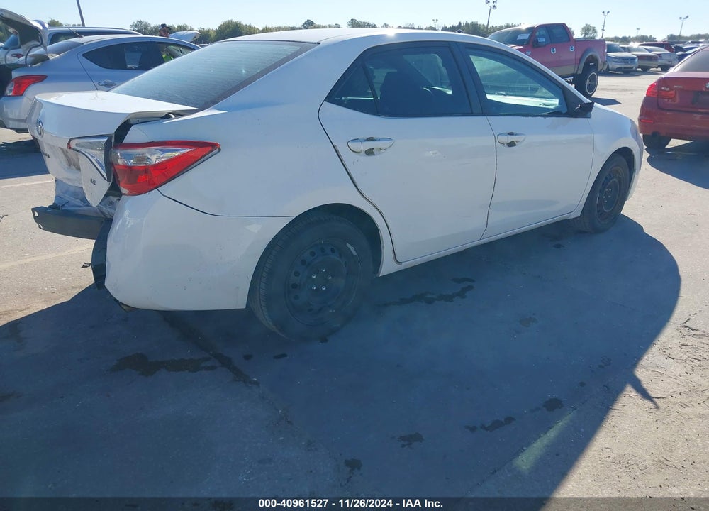 2016 TOYOTA COROLLA LE VIN: 2T1BURHE1GC572843