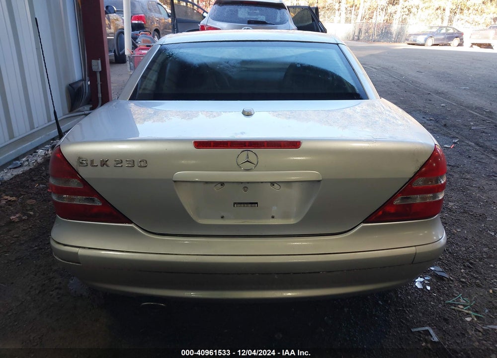2003 MERCEDES-BENZ SLK 230 KOMPRESSOR VIN: WDBKK49F53F277339