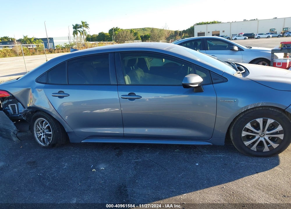 2021 TOYOTA COROLLA HYBRID LE VIN: JTDEAMDE8MJ032372