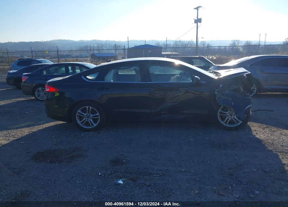 2018 FORD FUSION SE VIN: 3FA6P0H7XJR125666